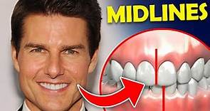 Why Tom Cruise's teeth look off - how to fix a midline