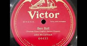 John McCormack - Ben Bolt (1914) Restoration by Tom Jardine