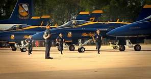 The U.S. Navy flight demonstration team Blue Angels