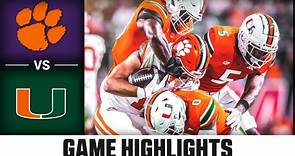 Clemson vs. Miami Game Highlights | 2023 ACC Football