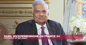 Sri Lankan President Ranil Wickremesinghe: 'We have no military agreements with China' • FRANCE 24