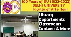 Delhi University North Campus Tour||Delhi University: Library, Classroom, Canteen and Department||