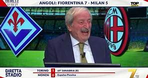 Fiorentina Milan 1-2 con Tiziano Crudeli e Mirko Palo
