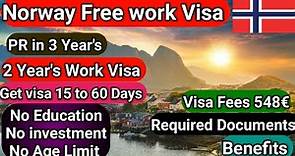 how to apply Norway work permit visa | how to apply europe work visa online