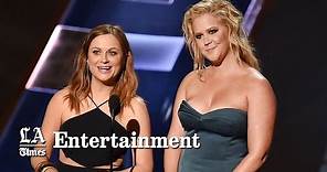 Amy Schumer & Amy Poehler kick off Emmys with antics | Emmys 2015