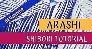 Tutorial Shibori : Arashi