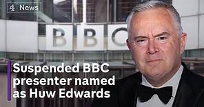 Huw Edwards named as ‘sex picture scandal’ BBC presenter by wife