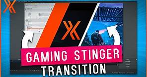 How To Make A Custom Stinger Transition For Your Twitch Stream | HitFilm Express