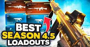 Warzone Season 4.5 Top 10 BEST LOADOUT + Class Setups (Modern Warfare Warzone Tips)