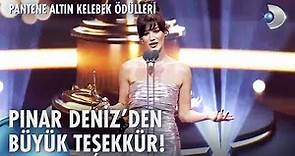 En İyi Kadın Oyuncu Pınar Deniz | Pantene Altın Kelebek Ödülleri 2023