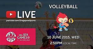 Volleyball Mens Malaysia vs Philippines | 28th SEA Games Singapore 2015