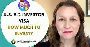 USA Investor Visa - How Much Should you Invest? 🤓