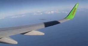 Jet4you Boeing 737-800 Take Off & in Flight