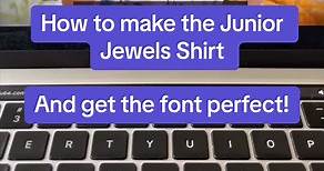 HOW TO MAKE THE JUNIOR JEWELS T-SHIRT from Taylor Swift’s music video ✨ TEMPLATE ON ETSY: ARTBEDO #diy #taylorswift #erastour #tshirt #juniorjewels #juniorjewelstshirt #erastour #howto