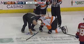 Couturier exits with injury