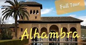 ALHAMBRA Granada Walking Tour | Amazing Palace Andalusia - Spain 🇪🇦