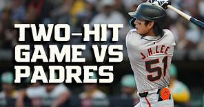 Jung Hoo Lee's Two Hits vs San Diego Padres | 이정후 하이라이트