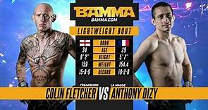 BAMMA 33: Colin Fletcher vs Anthony Dizy