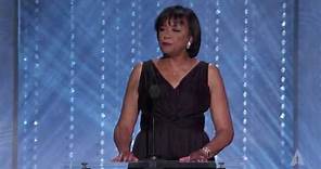 Cheryl Boone Isaacs opens the 2016 Governors Awards