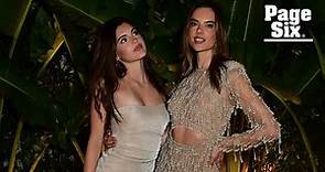 Alessandra Ambrosio and look-alike daughter Anja, 15, pose in sparkling dresses on New Year’s Eve