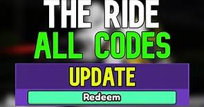 New The Ride Codes | Roblox The Ride Codes (December 2023)