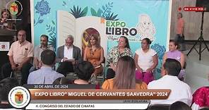 Expo Libro "Miguel de Cervantes Saavedra" 2024. 30 de Abril de 2024