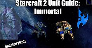 Starcraft 2 Protoss Unit Guide: Immortal | How to USE & How to COUNTER | Learn to Play SC2