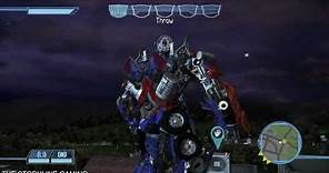Transformers: The Game - "Optimus Prime" Free Roam Gameplay