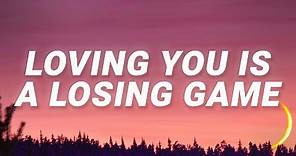 Duncan Laurence - Loving You Is A Losing Game (Lyrics) | Arcade