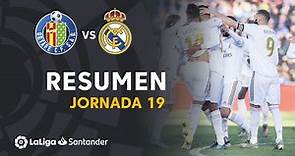 Resumen de Getafe CF vs Real Madrid (0-3)