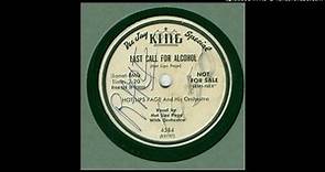 Page, Hot Lips - Last Call For Alcohol - 1952 (78 RPM)