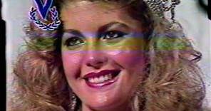 Irene Saez Ganando el Miss Universo-1981