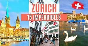 ZÚRICH: qué ver y hacer en un día 🇨🇭| Turismo en SUIZA