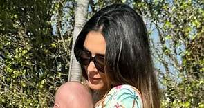 Daniela Ospina celebró los primeros dos meses de su bebito Lorenzo