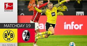 Haaland Scores Brace! | Borussia Dortmund - SC Freiburg 5-1 | All Goals | MD 19 – Bundesliga 21/22