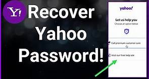How To Recover Yahoo Password Without Backup Email Or Phone Number