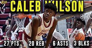 5 ⭐️ Caleb Wilson GOES OFF! 27 Points, 20 Rebounds, 6 Assists | Hies vs. Tucker