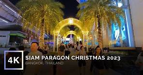A Very Bulgari Christmas at Siam Paragon | Virtual Walking Tour | Bangkok, Thailand