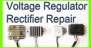 how to repair a voltage rectifier regulator charging system