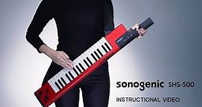 sonogenic Keytar 「SHS-500」 INSTRUCTIONAL VIDEO