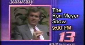 January 1989 - Promo for 'Ron Meyer Show'