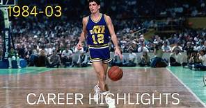 John Stockton Career Highlights - BEST PASSER IN NBA HISTORY!