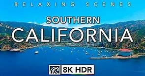 Flying over Southern California in 8K HDR 60fps with Cinematic music and Captions