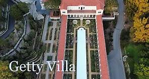 Getty Villa: walkthrough, explain the history and aerial view #california #malibu #gettymuseum