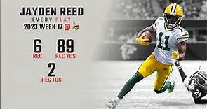 Jayden Reed Week 17 | Every Target and Catch @ Minnesota Vikings | 2023 NFL Highlights