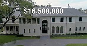 Inside a New $16.5M Mansion in Houston | River Oaks Luxury