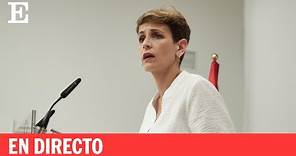 Directo | Debate de investidura de María Chivite a la presidencia de Navarra | EL PAÍS