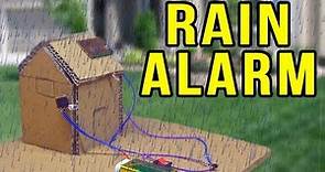 How to make a Rain Detector with alarm - Electronics projects