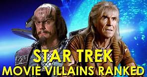 Star Trek Movie Villains Ranked Worst to Best
