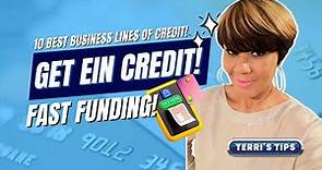 10 BEST Business Lines of Credit! EIN Credit! FAST Funding! Get BUSINESS Credit! FinTech Companies!